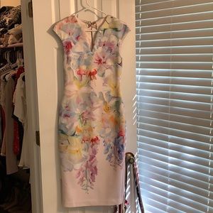 NWT! Ted Baker Bodycon floral dress